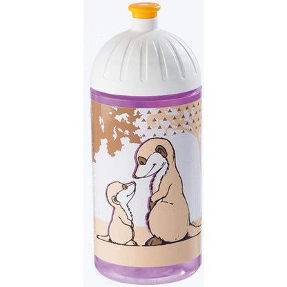 NICI Trinkflasche NICI Erdmännchen mit Kind, 500 ml