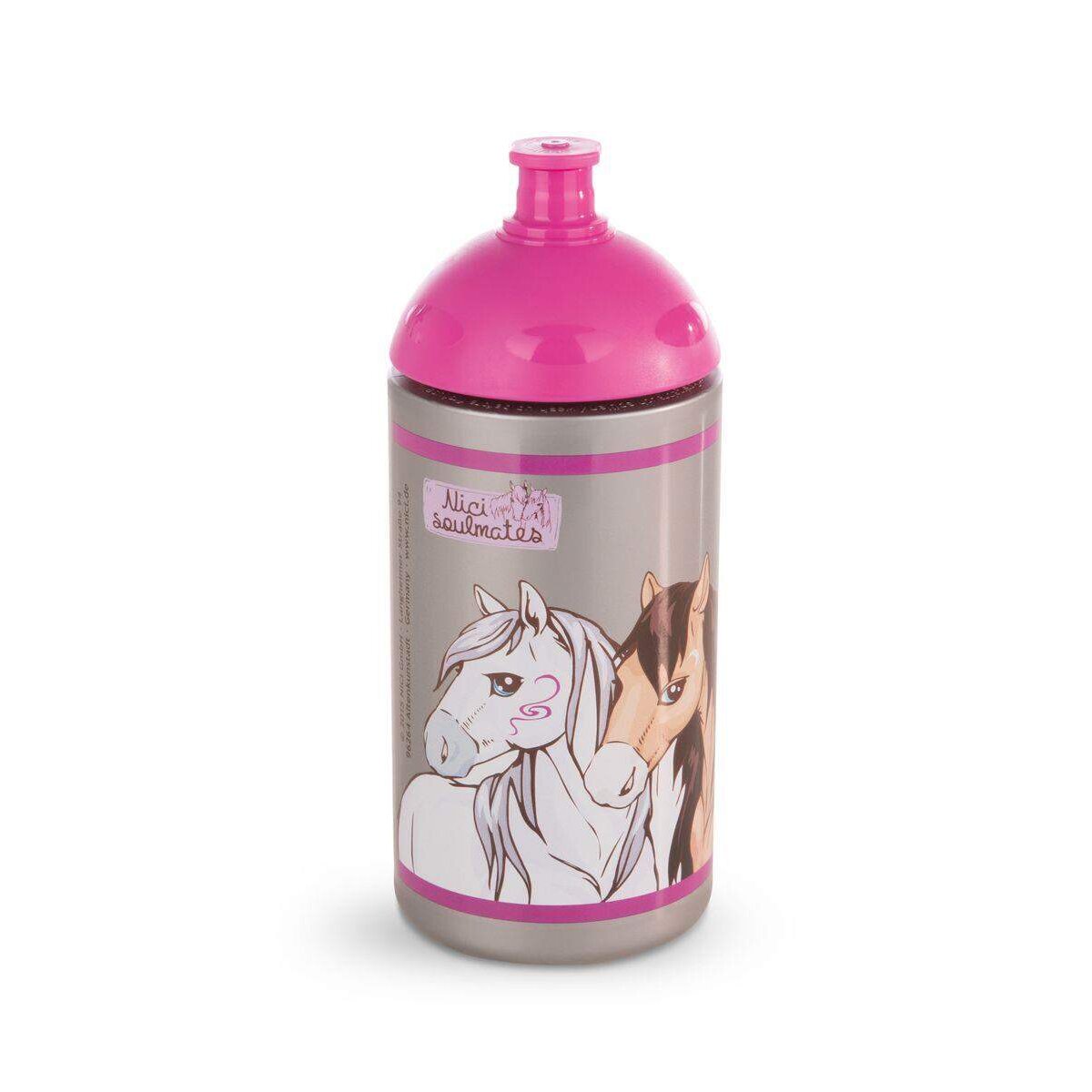 NICI Trinkflasche NICI Soulmates Pferde Miracle und Moon, 500 ml