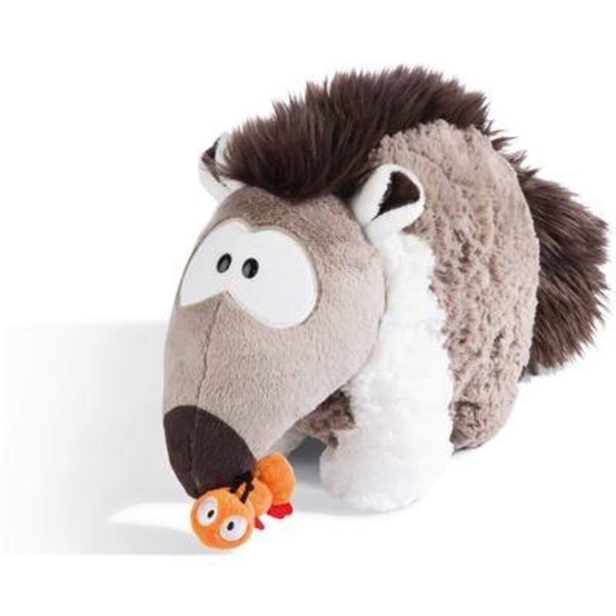 NICI Wild Friends Ameisenbär Anita mit Ameise, stehend, 30 cm