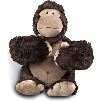NICI Wild Friends Kuscheltier Gorilla Torben mit Trommel-Brust, 30 cm