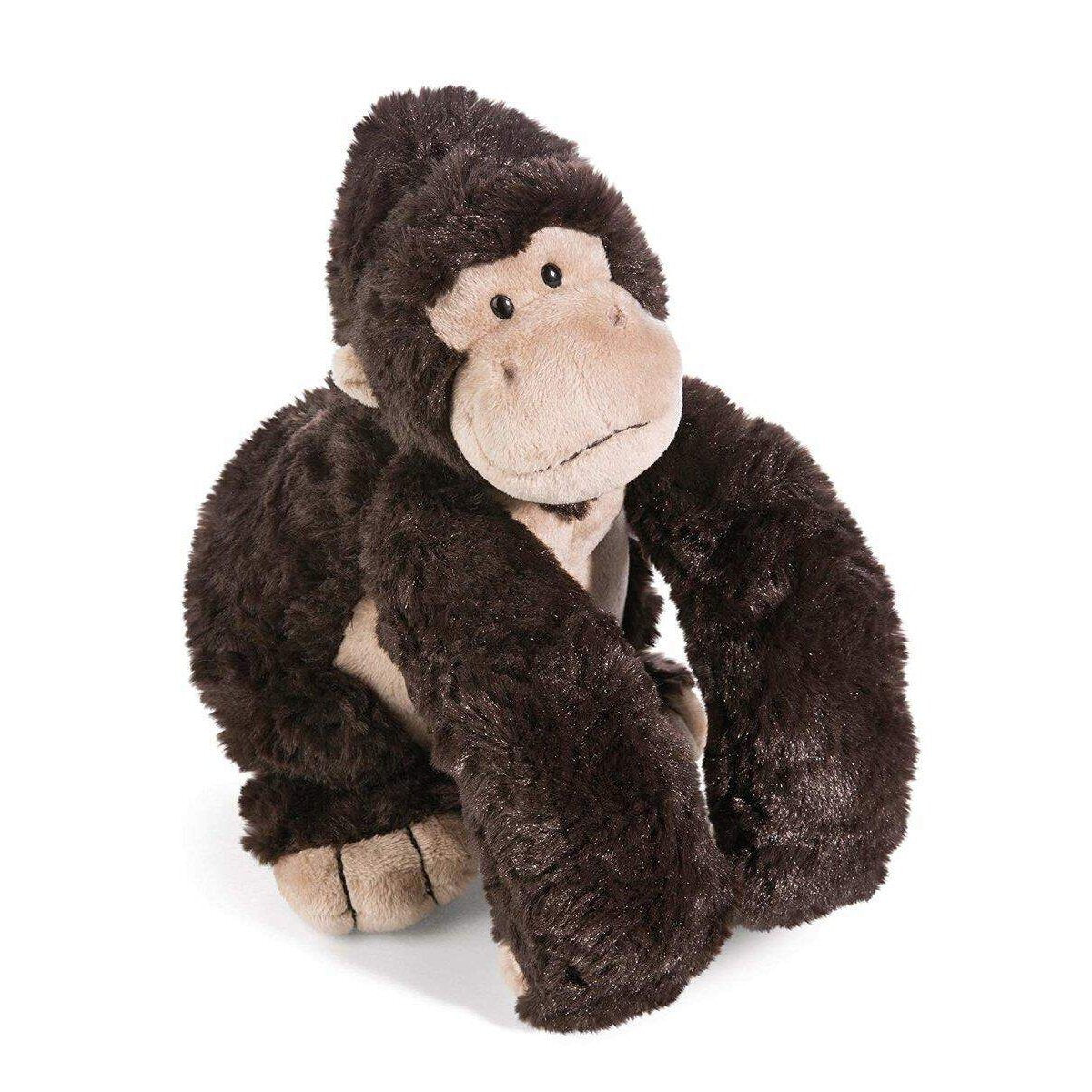 NICI Wild Friends Kuscheltier Gorilla Torben sitzend, 20 cm