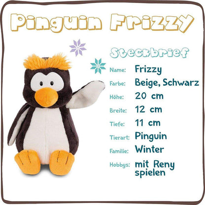 NICI Winter Glamour Pinguin Frizzy, 20 cm