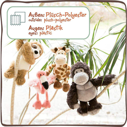 NICI Zoo Friends Gorilla Plüsch Kuscheltier Schlenker, ca. 20 cm