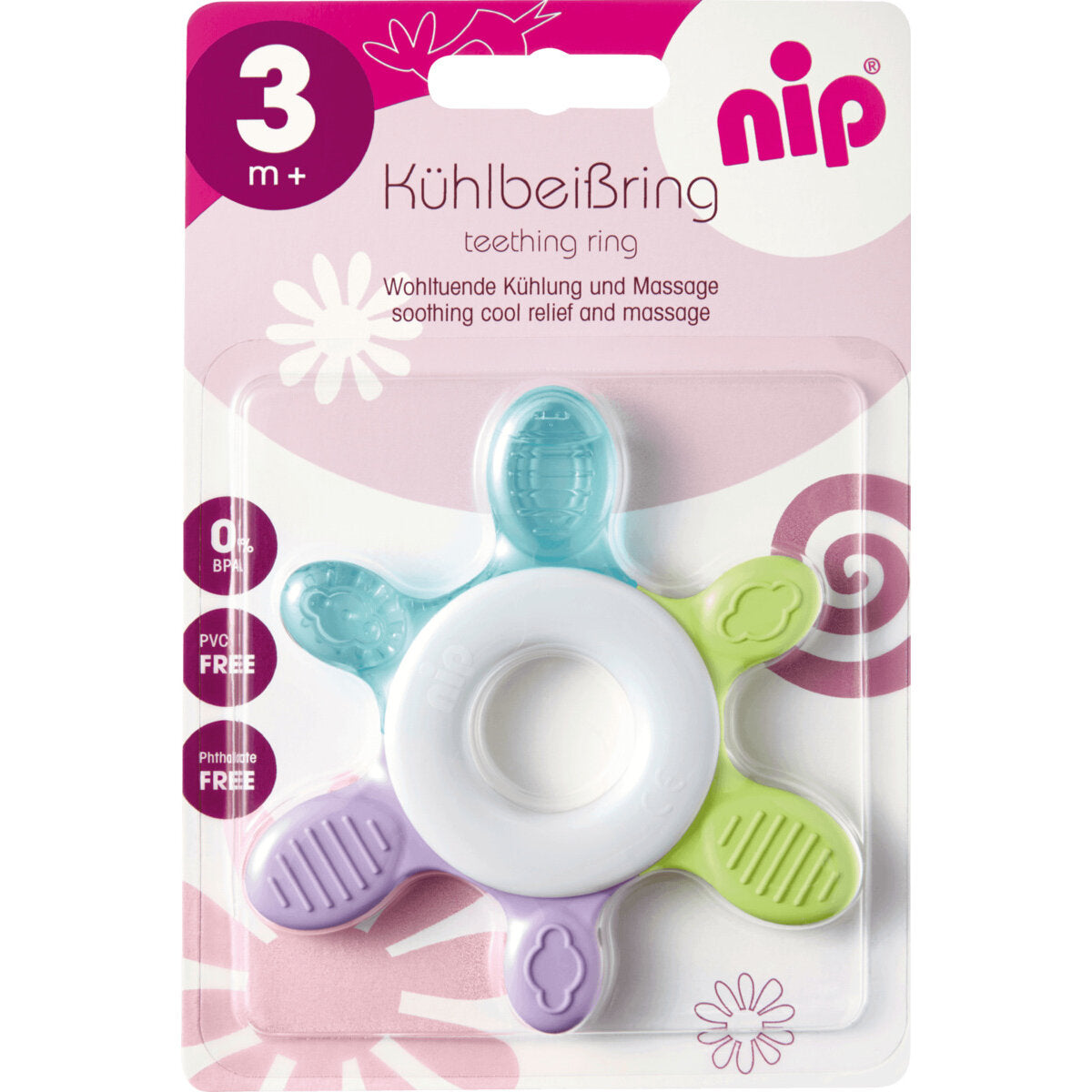 nip Kühlbeißring für Babys ab 3 Monate