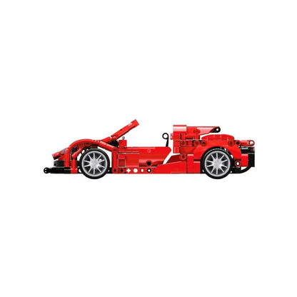 Open Bricks Technic - Sports Car Red