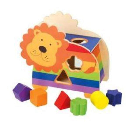 Orange Tree Toys Holzspielzeug Formensortierspiel Löwe