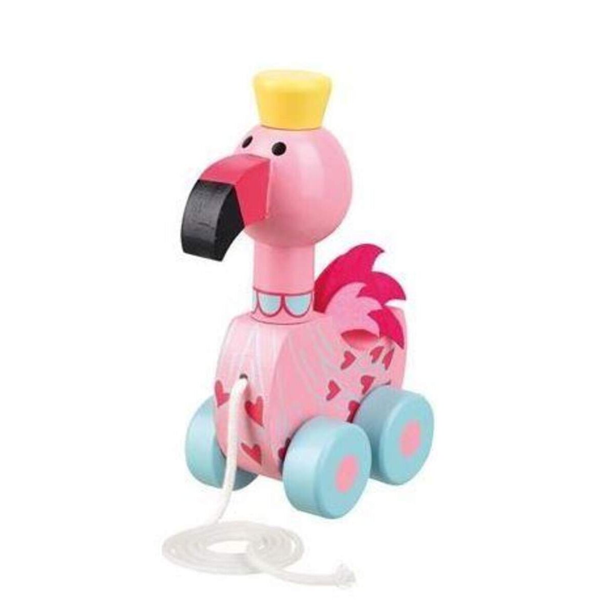 Orange Tree Toys Nachziehtier Flamingo