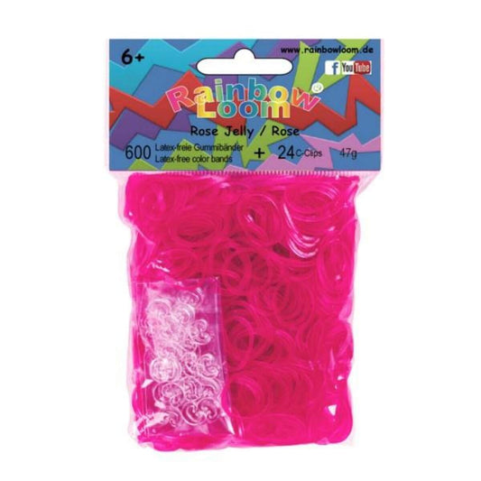 Original Rainbow Loom® Gummibänder, rose Jelly