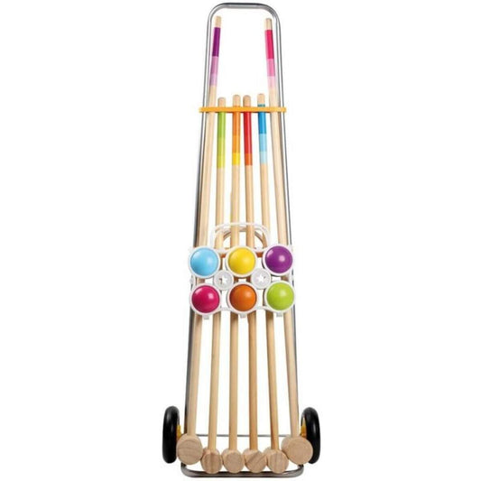 Outdoor active Krocketwagen für 6 Spieler, Länge 92 cm