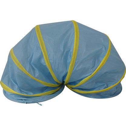Outdoor active Spieltunnel mit Pop-up Funktion blau, Ø 60 x L. 200 cm