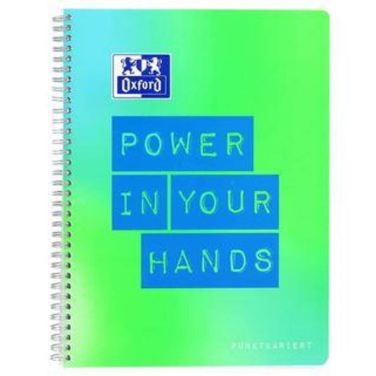 Oxford Collegeblock A4+ Power punktkariert, 2fach sortiert, Optik Paper®