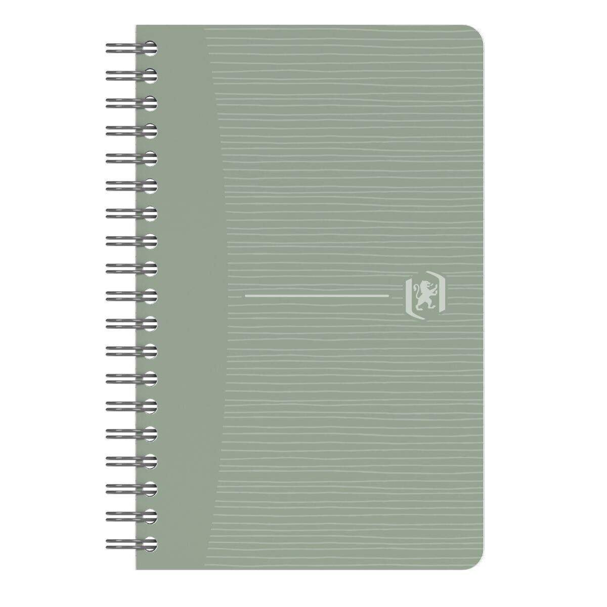 Oxford Office Spiralbuch“My Rec’Up” 9x14cm, kariert 5 mm, 90 Blatt, 1 Stück, 6-fach sortiert