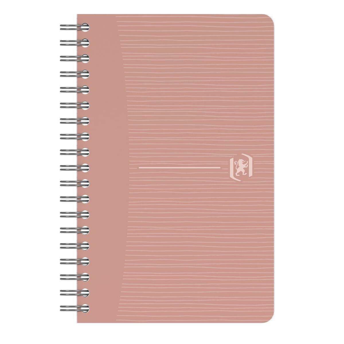 Oxford Office Spiralbuch“My Rec’Up” 9x14cm, kariert 5 mm, 90 Blatt, 1 Stück, 6-fach sortiert