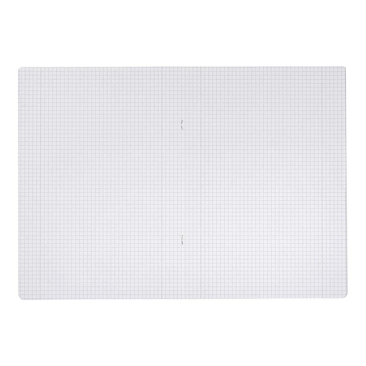 Oxford Recycling Schulheft A4, 16 Blatt, Lineatur 28 (kariert mit Rand links und rechts), 90 g/m², Optik Paper®