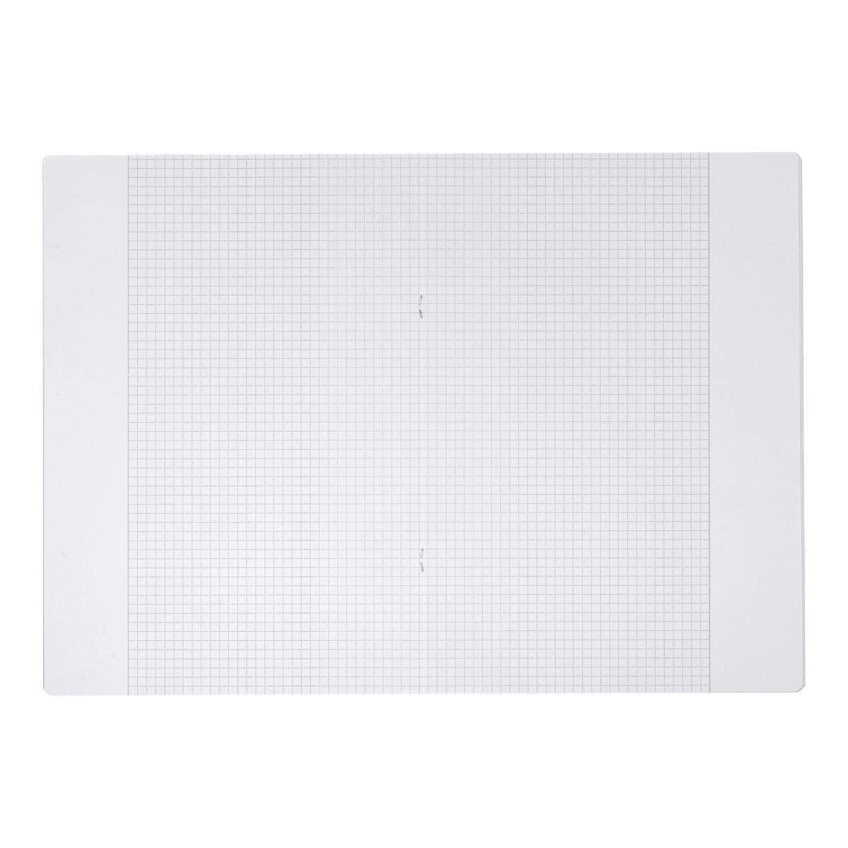 Oxford Recycling Schulheft A4, 16 Blatt, Lineatur 26 (kariert, weißer Rand rechts), 90 g/m², Optik Paper®