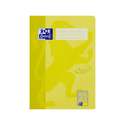 Oxford Touch Schulheft A4, L22, zitrone, 16 Blatt, Optik Paper®