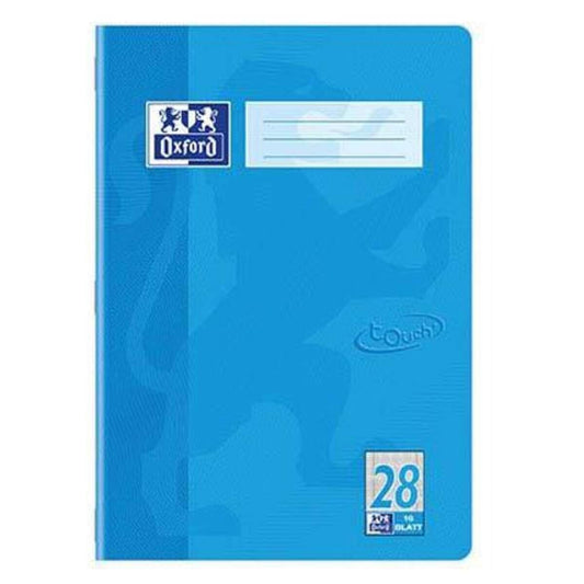 Oxford Touch Schulhefte Stück, A4 16 Blatt L. 27, sortiert, Optik Paper®
