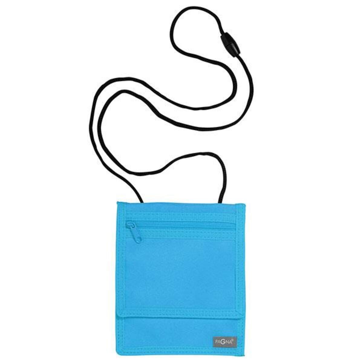 Pagna Brustbeutel Nylon hellblau 16 x 13 cm