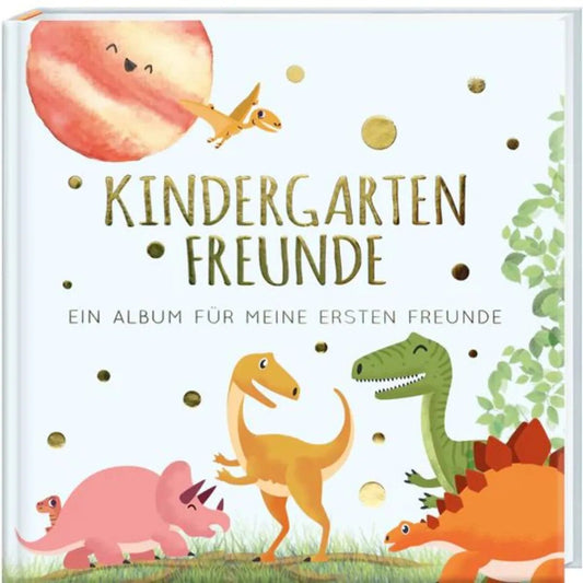 PAPERISH Kindergartenfreunde - Dinos: ein Album für meine ersten Freunde (Freundebuch)
