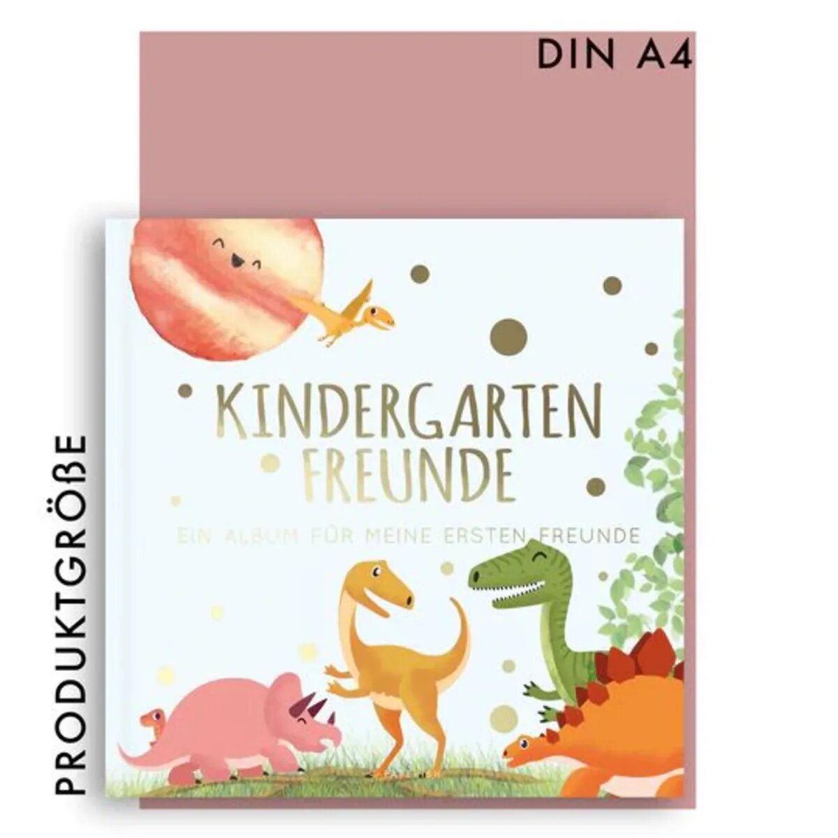 PAPERISH Kindergartenfreunde - Dinos: ein Album für meine ersten Freunde (Freundebuch)