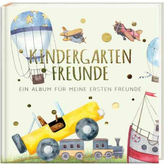PAPERISH Kindergartenfreunde - Fahrzeuge: ein Album für meine ersten Freunde (Freundebuch)
