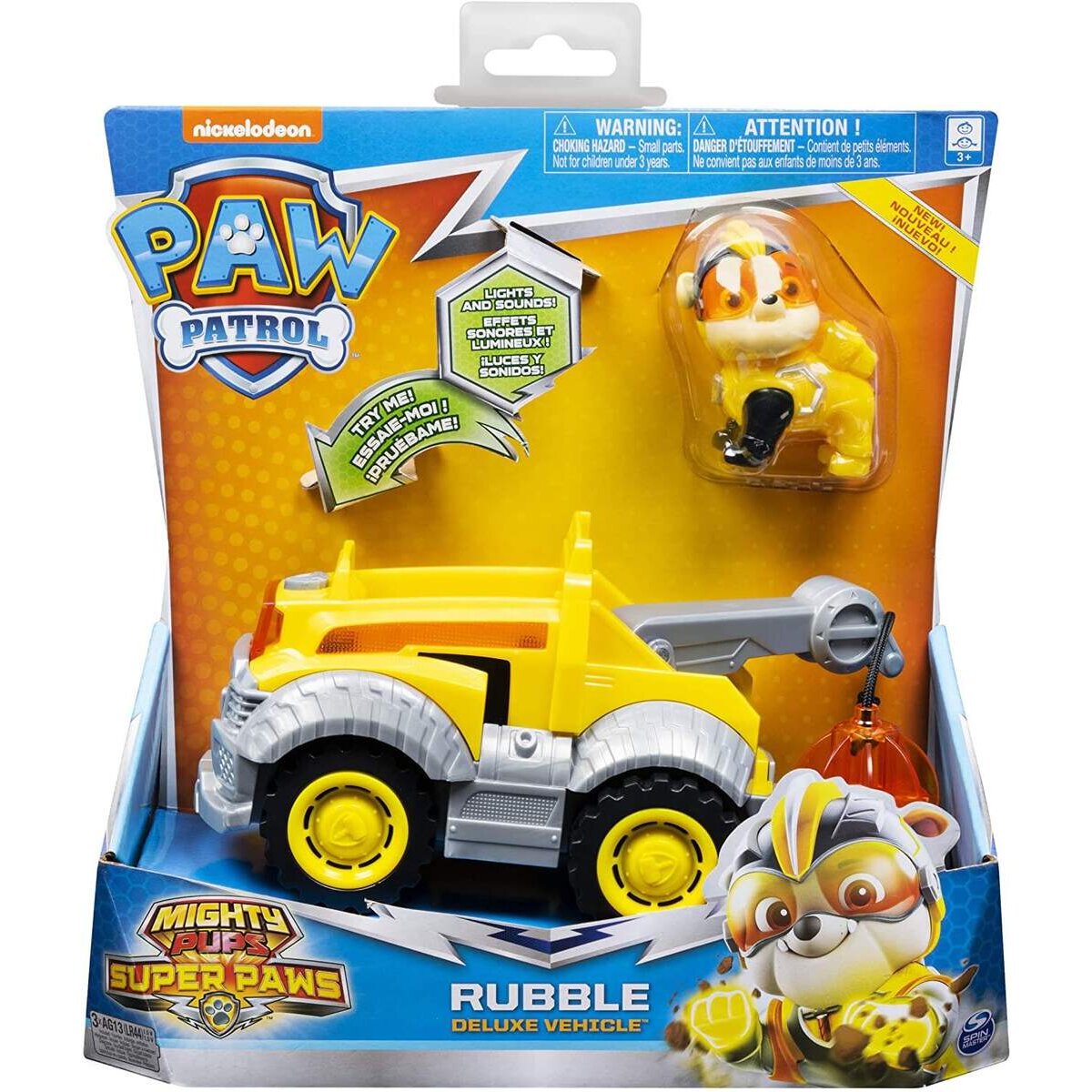 PAW Rubble Deluxe Vehicle Mighty Pups Super Paws