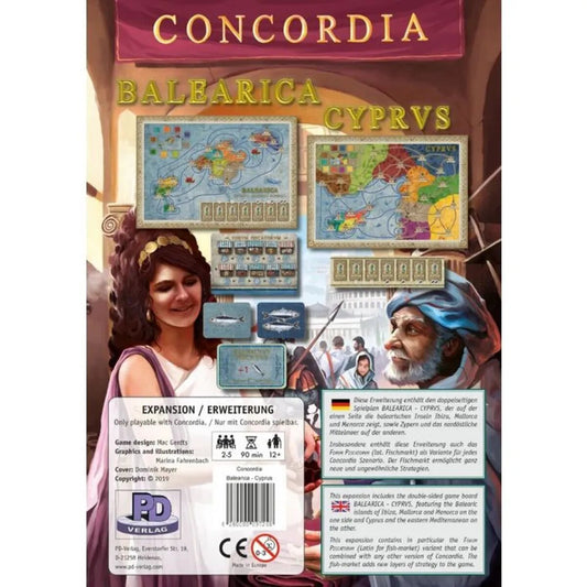 Asmodee PD-Verlag Concordia Balearica/Cyprus