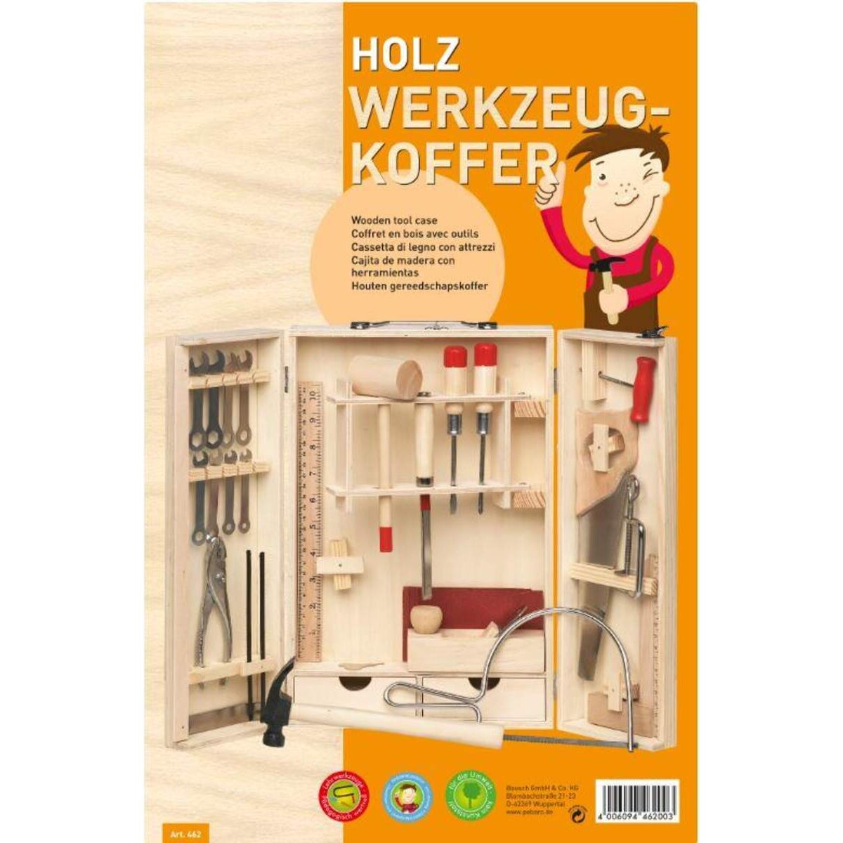 Pebaro Holz Werkzeugkoffer