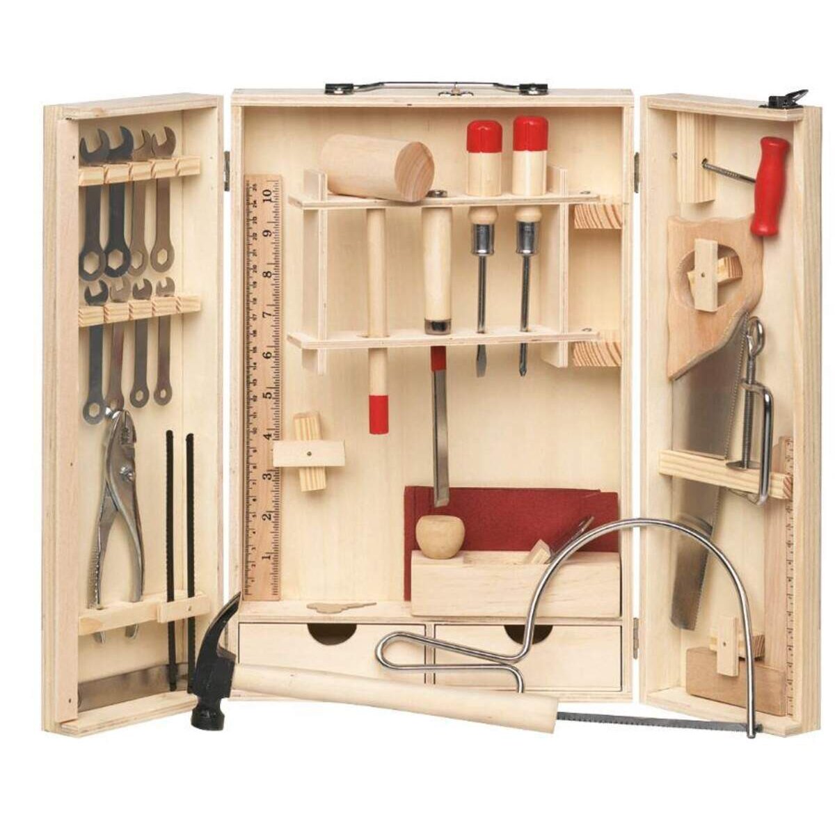 Pebaro Holz Werkzeugkoffer