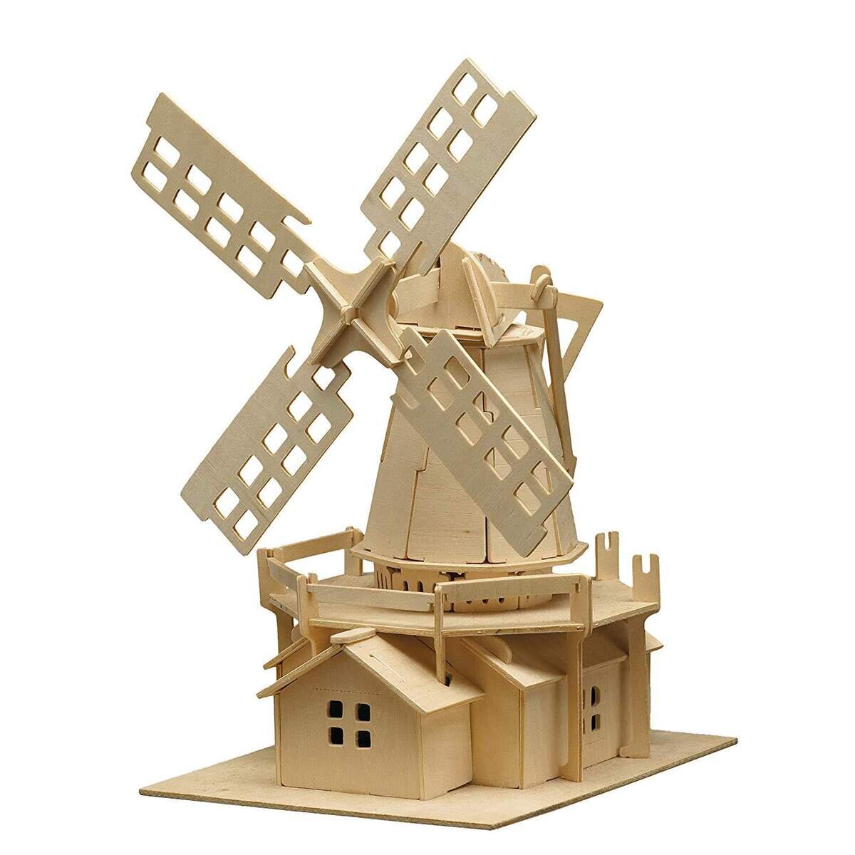 Pebaro Holzbausatz Windmühle