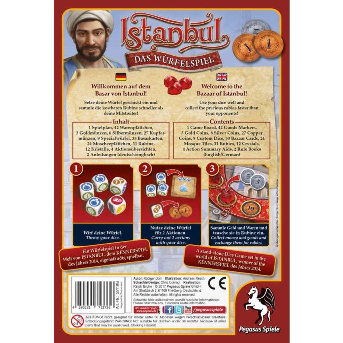 Pegasus Spiele Istanbul Das Würfelspiel