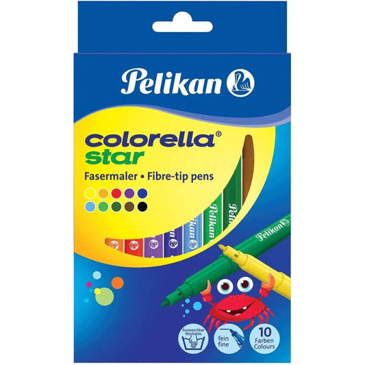 Pelikan Fasermaler Colorella Star, 10 Farben