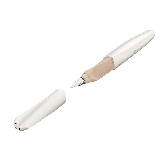 Pelikan Twist® Füller Feder M, White Pearl universell für Rechts- und Linkshänder
