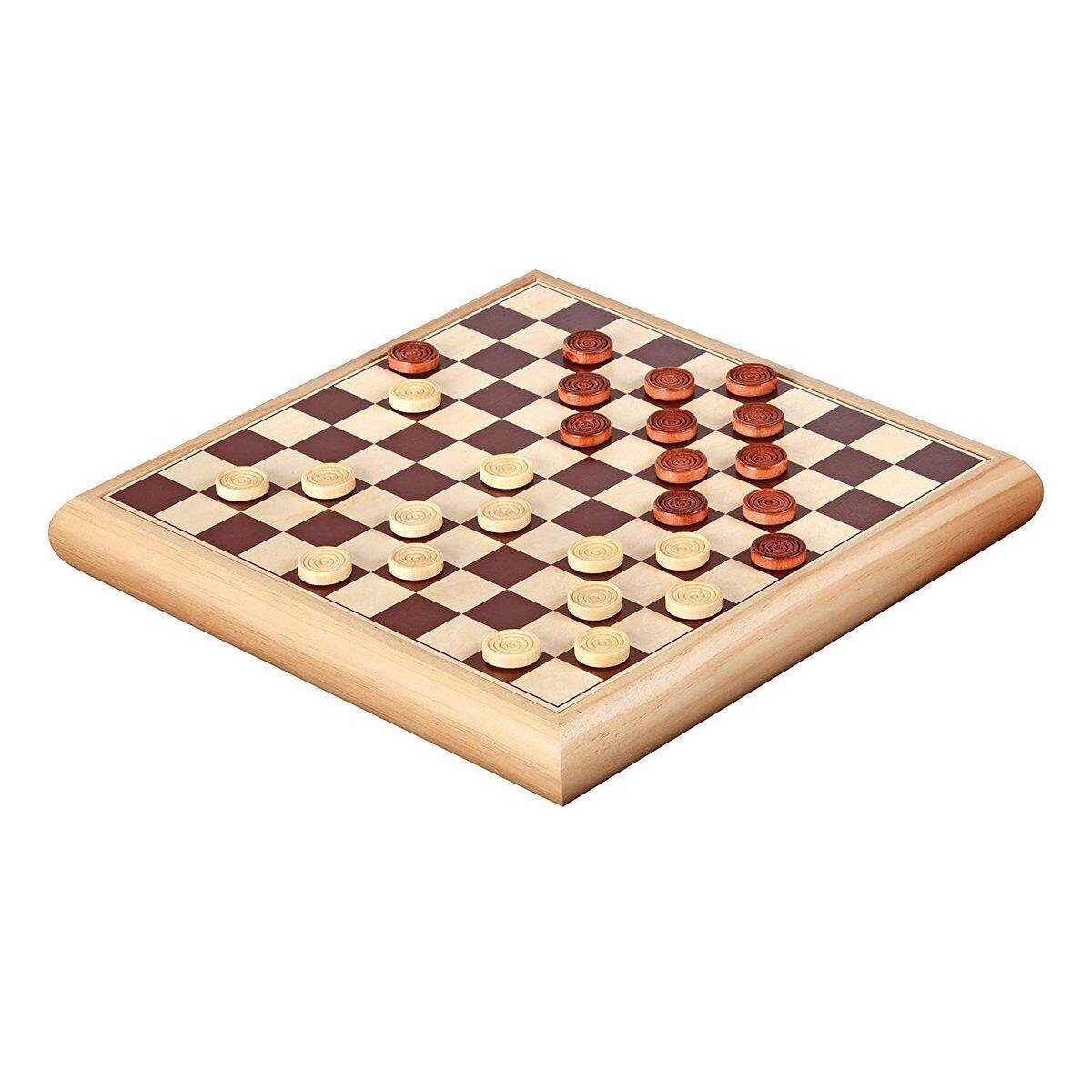 Philos Schach-Dame-Set Holzbox