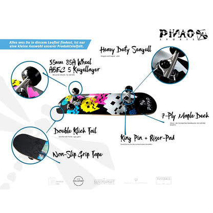 Pinao Skateboard Nalu,  Design: Arcade