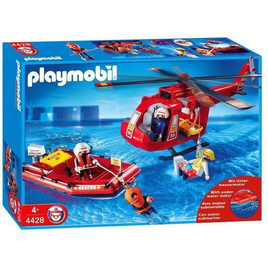 PLAYMOBIL® 4428 SOS Helikopter mit Rettungsboot