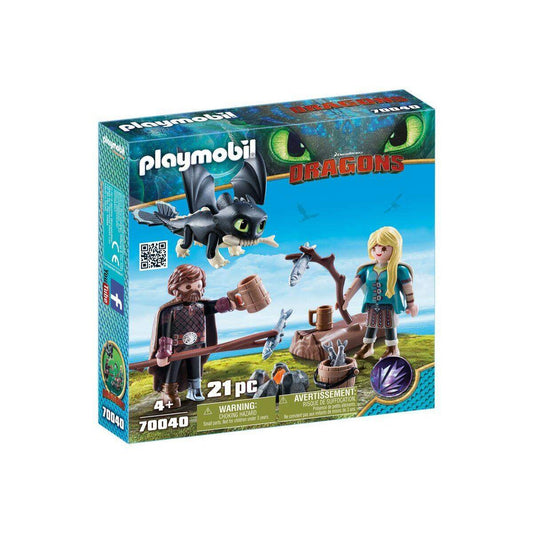 PLAYMOBIL® 70040 Dragons Hicks und Astrid Spielset