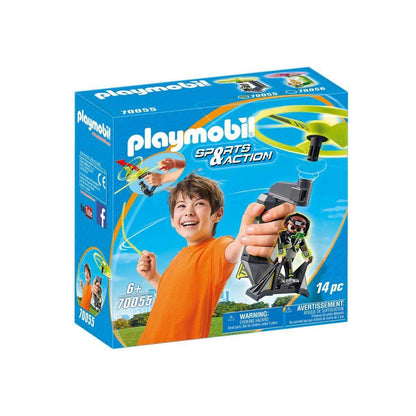 PLAYMOBIL® 70055 Sports & Action Top Agents Pull String Flyer, grün