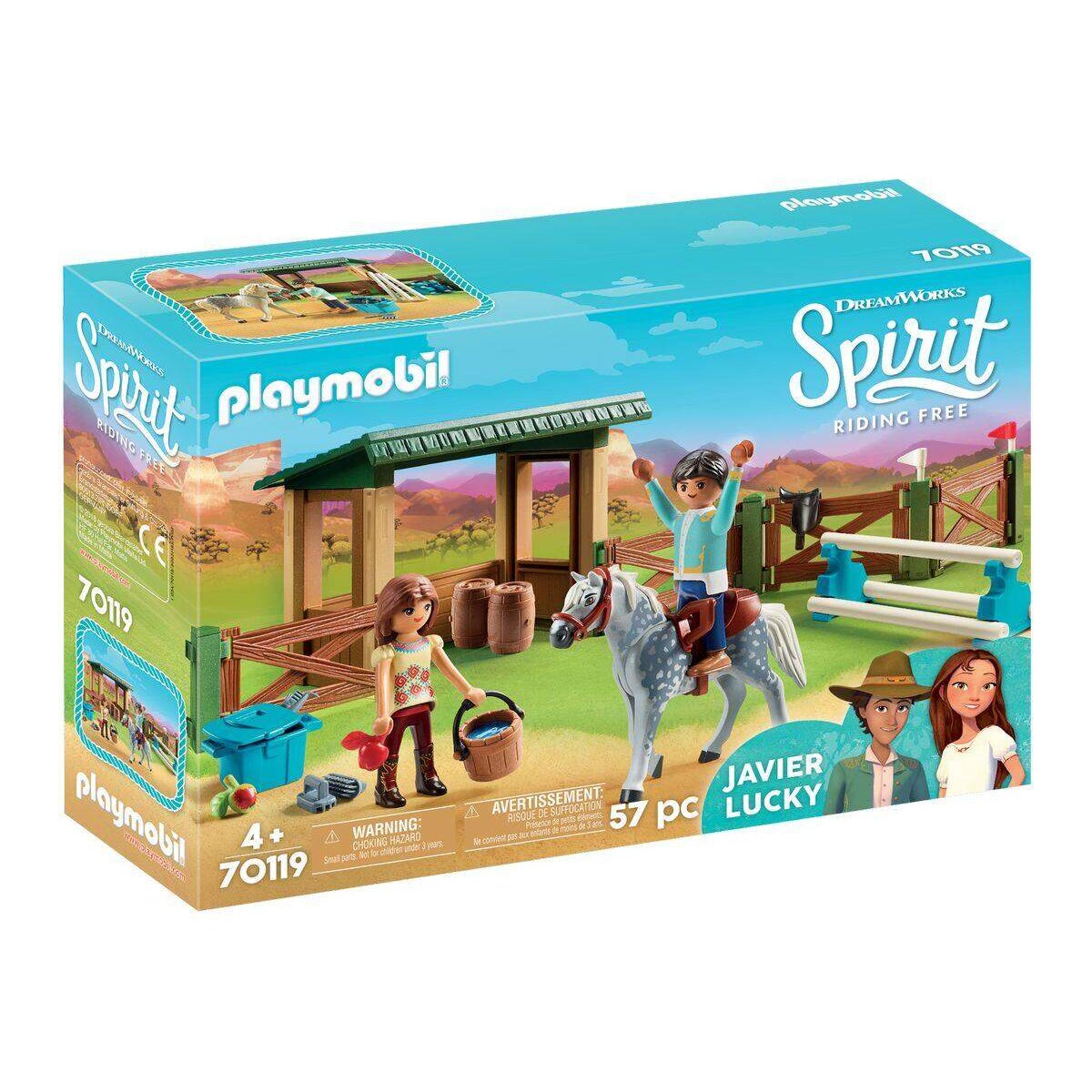 PLAYMOBIL® 70119 Spirit Riding Free Reitplatz mit Lucky & Javier