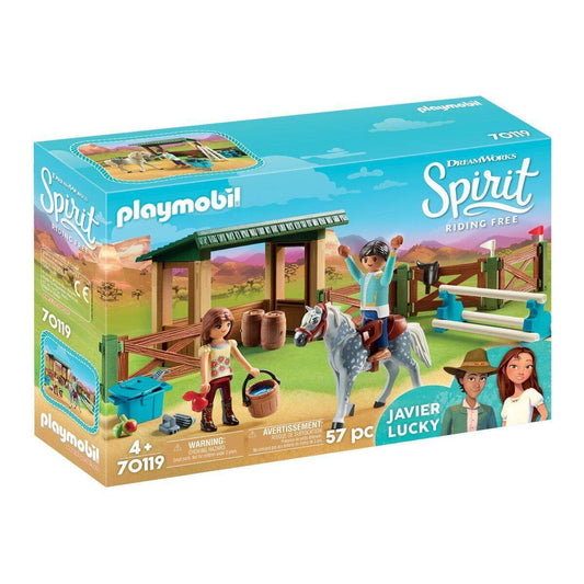 PLAYMOBIL® 70119 Spirit Riding Free Reitplatz mit Lucky & Javier