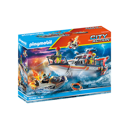 PLAYMOBIL® 70140 City Action  Seenot: Löscheinsatz mit Rettungskreuzer