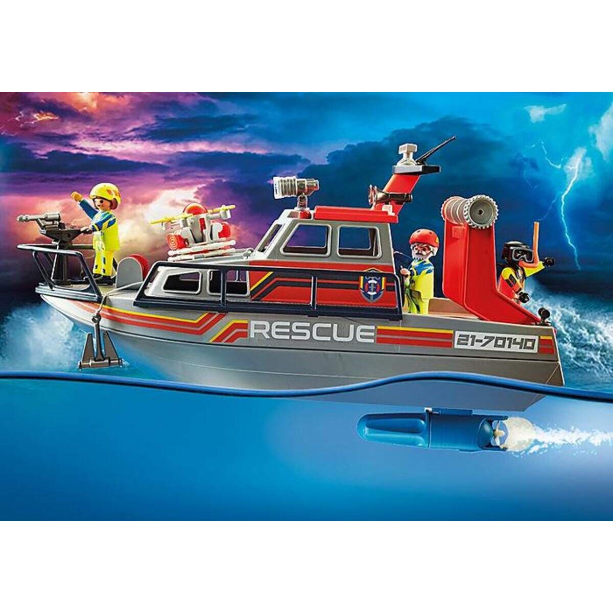 PLAYMOBIL® 70140 City Action  Seenot: Löscheinsatz mit Rettungskreuzer