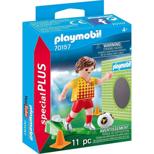 PLAYMOBIL® 70157 Special Plus Fußballspieler mit Torwand, bunt