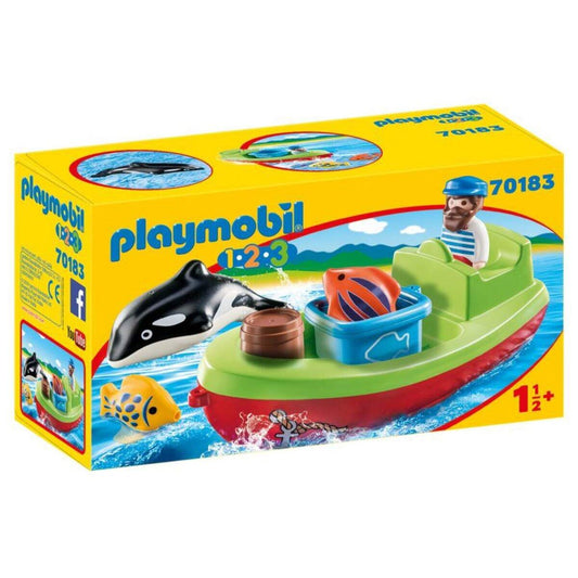 PLAYMOBIL® 70183 1.2.3 Seemann mit Fischerboot
