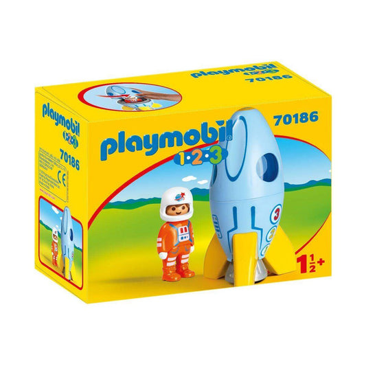 PLAYMOBIL® 70186 1.2.3 Astronaut mit Rakete