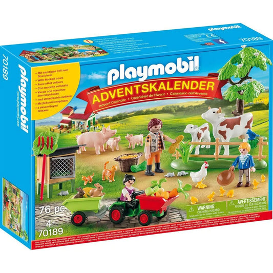 PLAYMOBIL® 70189 - Christmas - Adventskalender "Auf dem Bauernhof"