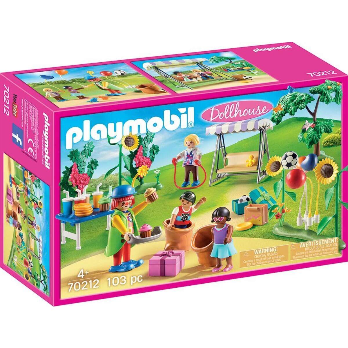 PLAYMOBIL® 70212 Dollhouse Kindergeburtstag mit Clown