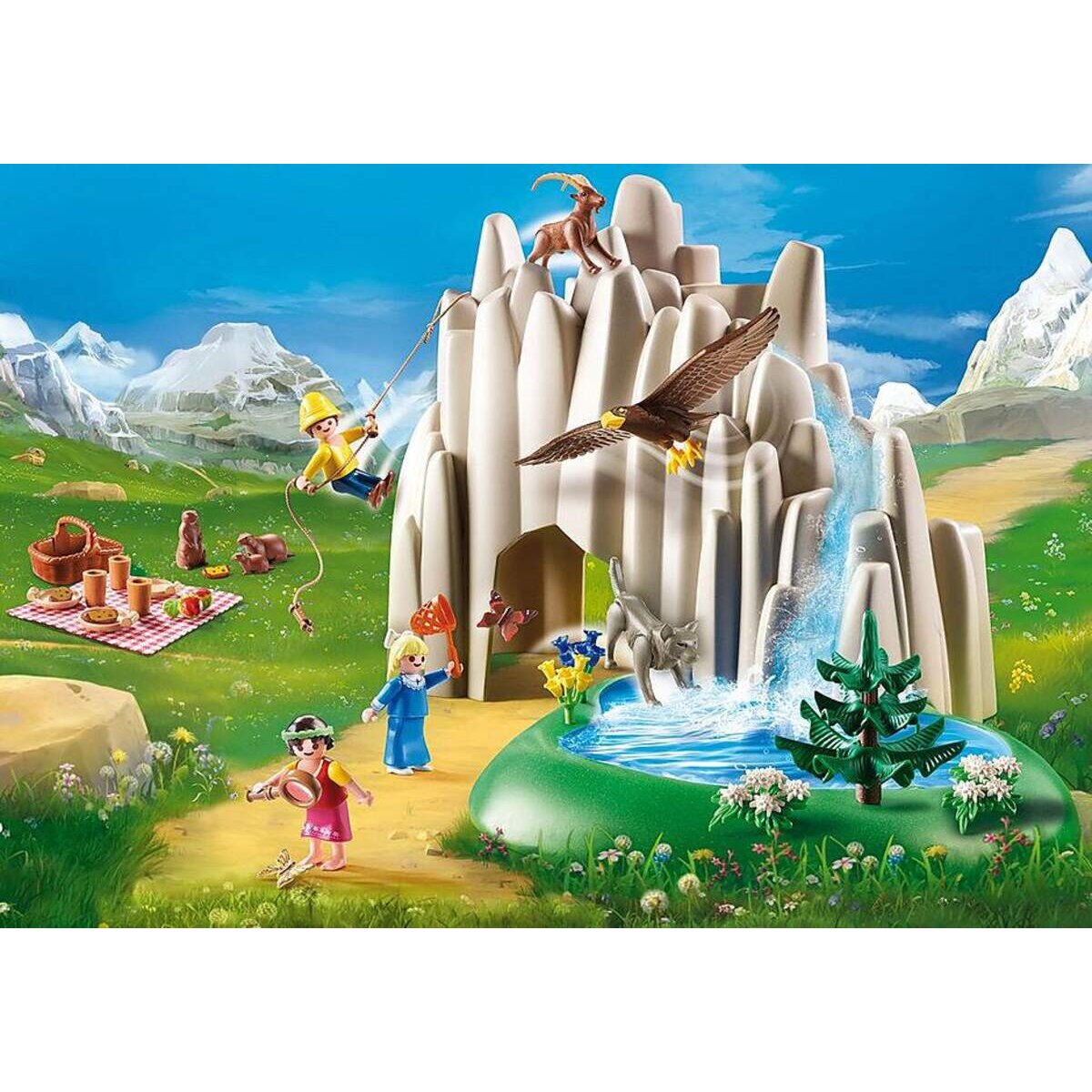 PLAYMOBIL® 70254 Heidi Am Kristallsee mit Heidi, Peter und Clara