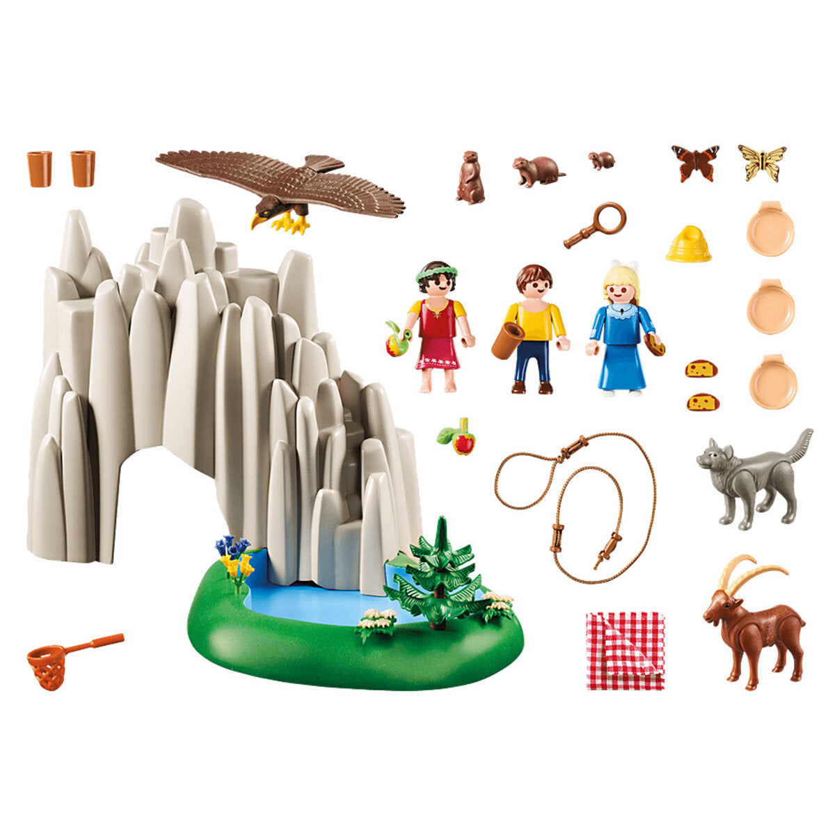 PLAYMOBIL® 70254 Heidi Am Kristallsee mit Heidi, Peter und Clara