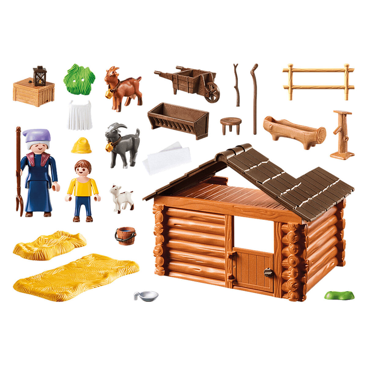 PLAYMOBIL® 70255 Heidi Peters Ziegenstall